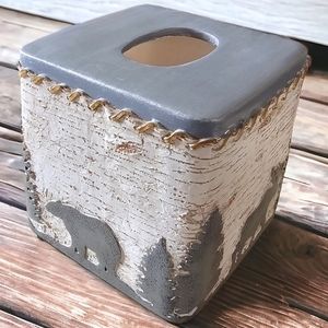 Rustic Tissue Dispenser